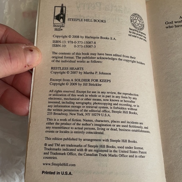 Steeple Hill Love Inspired Restless Hearts Perry - Picture 6 of 9